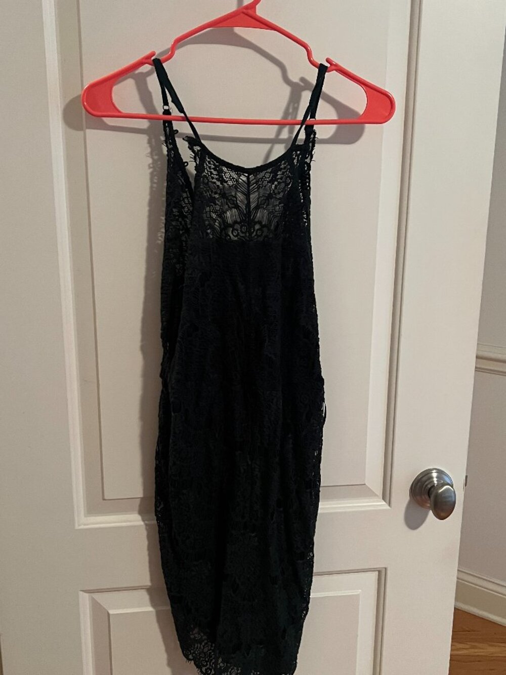 Free People Intimately Green Lace Button-Front Mini Dress Size XS Going Out